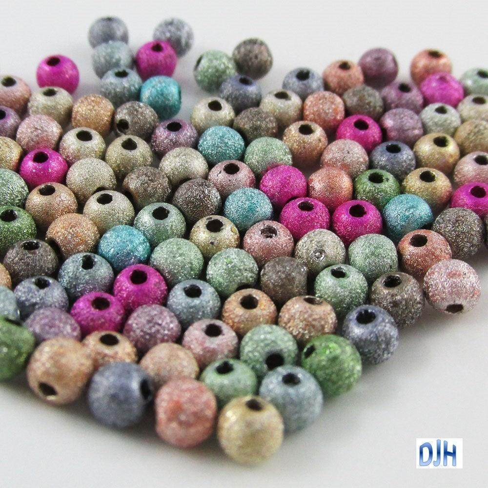 28g approx 1000 pcs Acrylic Stardust Beads 4mm Hole 1mm